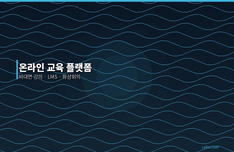 온라인 교육 플랫폼