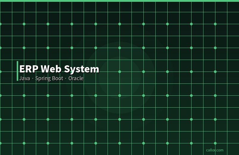 ERP Web System